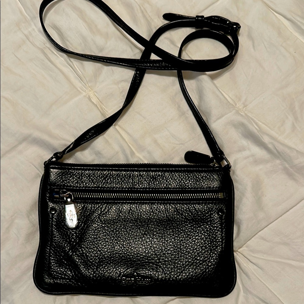 Cole Haan Leather Abbot Cross-body Bag with Adjustable Strap